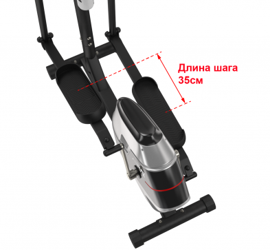 Эллиптический тренажер UNIXFIT SL 350Е (коврик 190 см в комплекте) - 6