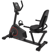 Горизонтальный велотренажер UNIXFIT BR-390 (коврик 190 см в комплекте)