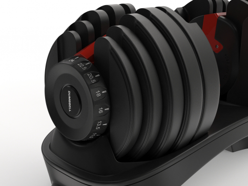 Гантель со ступенчатой регулировкой UNIXFIT 24 кг - 12