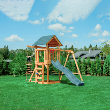 Детский игровой комплекс UNIX Kids (6 in 1) Dark Green - 16